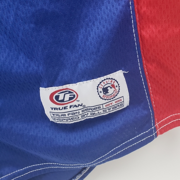 Texas Rangers MLB True Fans Button Up Jersey Med. - Picture 6 of 6